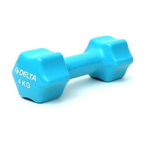 Delta 4 Kg x 1 Adet Deluxe Pvc Kaplama Turkuaz Demir Dambıl