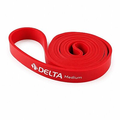Delta Power Band Güç Bandı 25 Kg Kırmızı (Direnç Bandı - Barfiks Lastiği) - 1