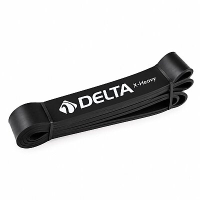 Delta Power Band Güç Bandı 45 Kg Siyah (Direnç Bandı - Barfiks Lastiği) - 2