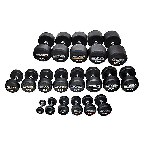 Diesel Fitness Plus Doğal Kauçuk Dumbell 28 Kg