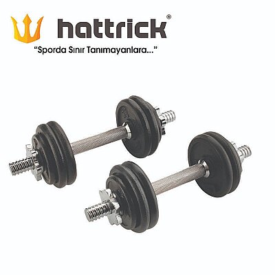 Hattrick HDC-15 15 Kg Döküm Çantalı Dambıl Seti - 3