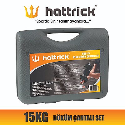Hattrick HDC-15 15 Kg Döküm Çantalı Dambıl Seti - 4