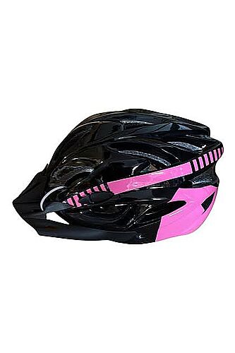 Hattrick KS 25 bisiklet kask siyah pembe