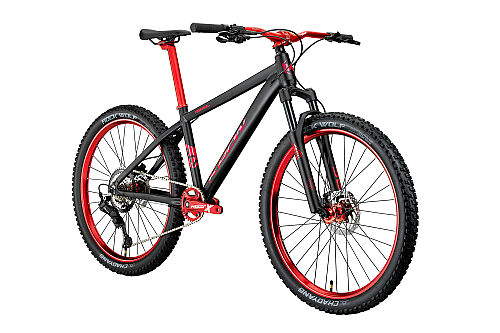 KRON REBEL 26 JANT MTB - 15' - 8 Vites - H.Disc - Mat Siyah/Kırmızı