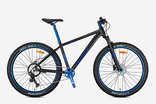 KRON REBEL 27,5 JANT MTB - 16.5' - 8 Vites - H.Disc - Mat Siyah/Mavi