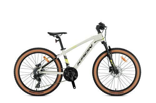  KRON XC 100 27,5 JANT HİDROLİK DİSK  DAĞ BİSİKLETİ BEJ/NEON SARI/SİYAH  - 1