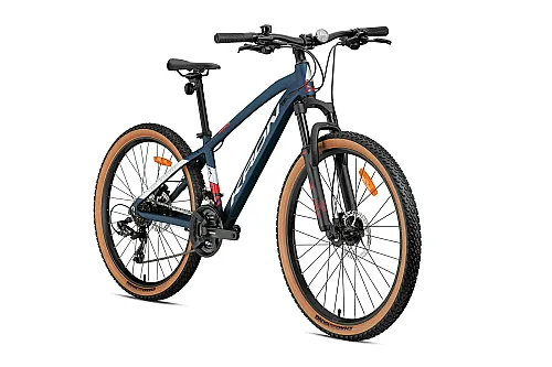 KRON XC 100 29 JANT MTB - 15' - 21 Vites - H.Disc - Mat Koyu Lacivert/Gri-Kırmızı-