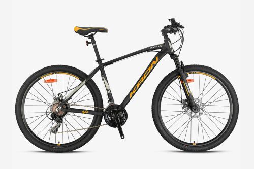 KRON XC 75 26 JANT  MTB - 14' - 21 Vites - M.Disc - Mat Siyah-Neon Sarı/Bej