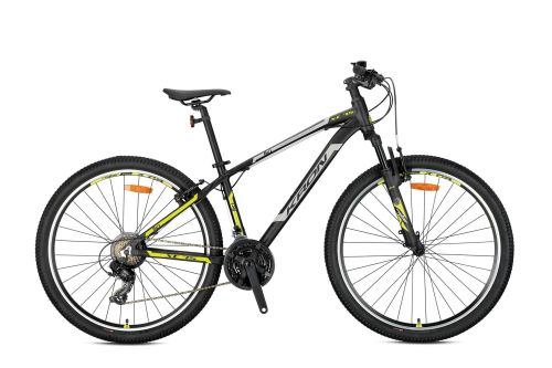 KRON XC 75 27.5 JANT MTB - 15' - 21 Vites - V.Brake - Mat Siyah/Bej-Neon Sarı- - 1