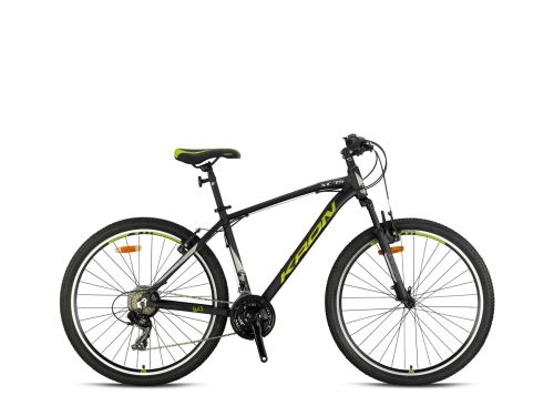 KRON XC 75 26 JANT MTB - 14' - 21 Vites - V.Brake - Mat Koyu Lacivert/Bej-Neon Turuncu