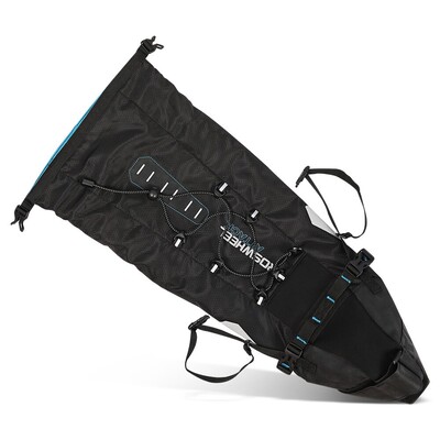 ROSWHEEL Suya Dayanıklı 10L Bisiklet Kuyruk Çantası  - Siyah - 3