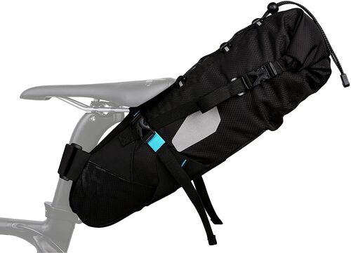 ROSWHEEL Suya Dayanıklı 10L Bisiklet Kuyruk Çantası  - Siyah - 1