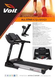 Voit All-Star Motorlu Otomatik Eğimli 3 HP AV Koşu Bandı