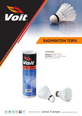 Voit Badminton Topu 6'LI - 1VTAKIZBAD