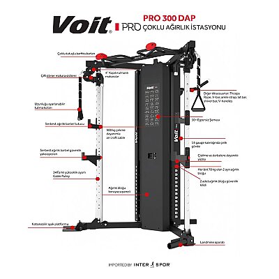 Voit Pro 300 DAP Çoklu Ağırlık İstasyonu - 1