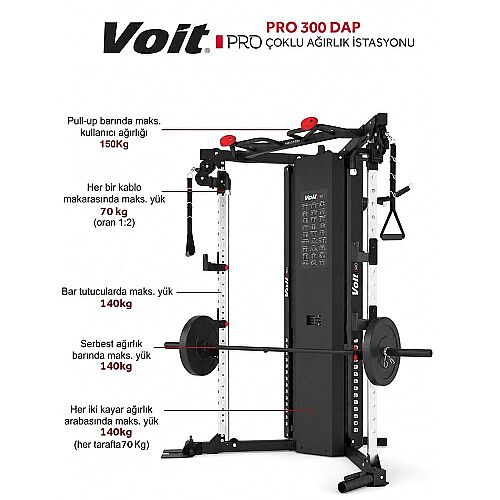 Voit Pro 300 DAP Çoklu Ağırlık İstasyonu - 2