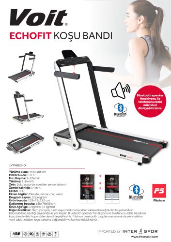 Voit Echo Fit Koşu Bandı - 3
