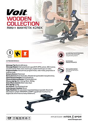 Voit Wooden Collection RW611 Manyetik Kürek - 2